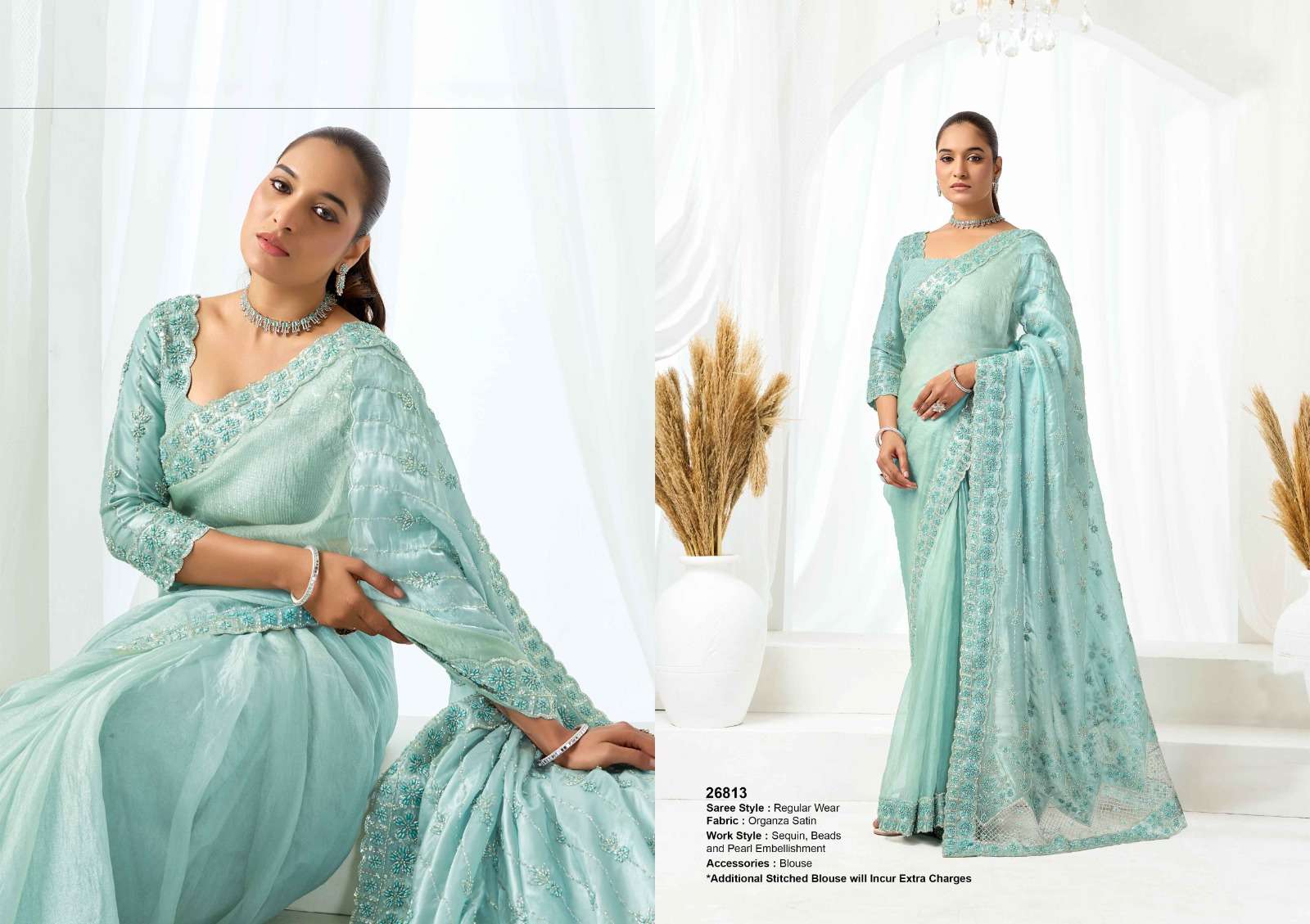 Mahotsav Mohmanthan 26800 Belle Vol-1 Satin Silk Saree