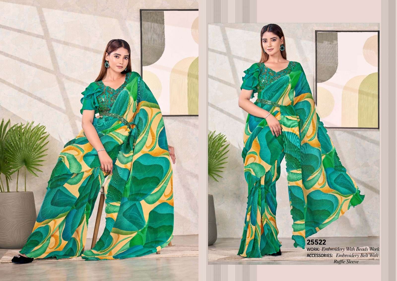 MAHOTSAV MOHMANTHAN Pure Satin Silk Saree Series
