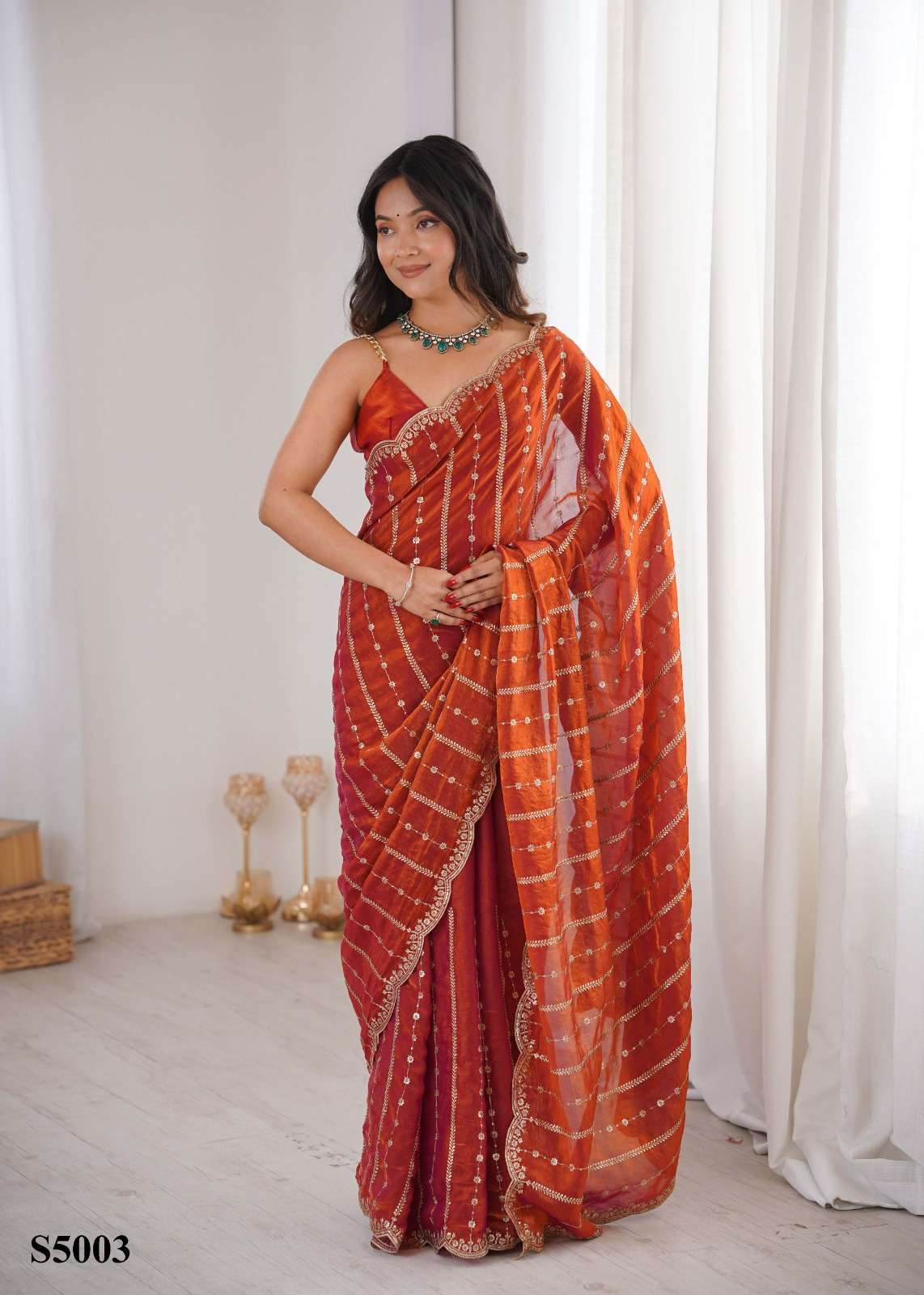 Mahotsav Nisha Fandy Satin Saree Collection