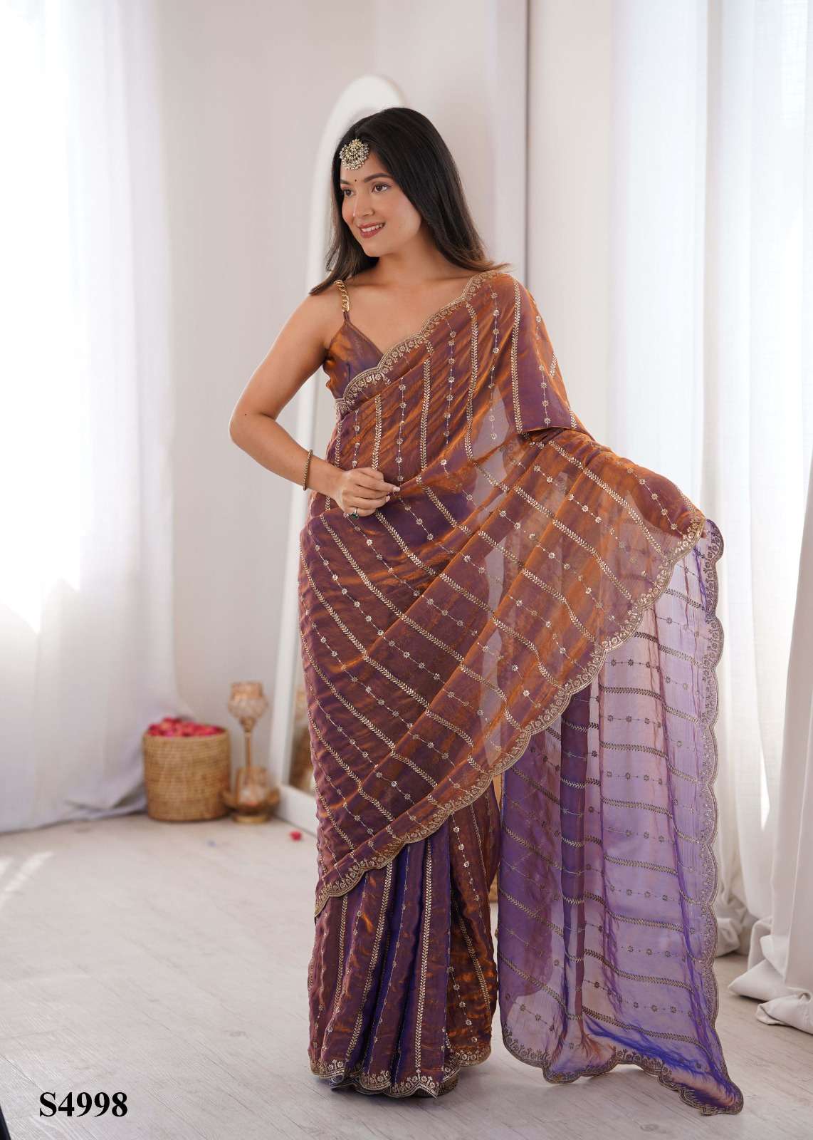 Mahotsav Nisha Fandy Satin Saree Collection