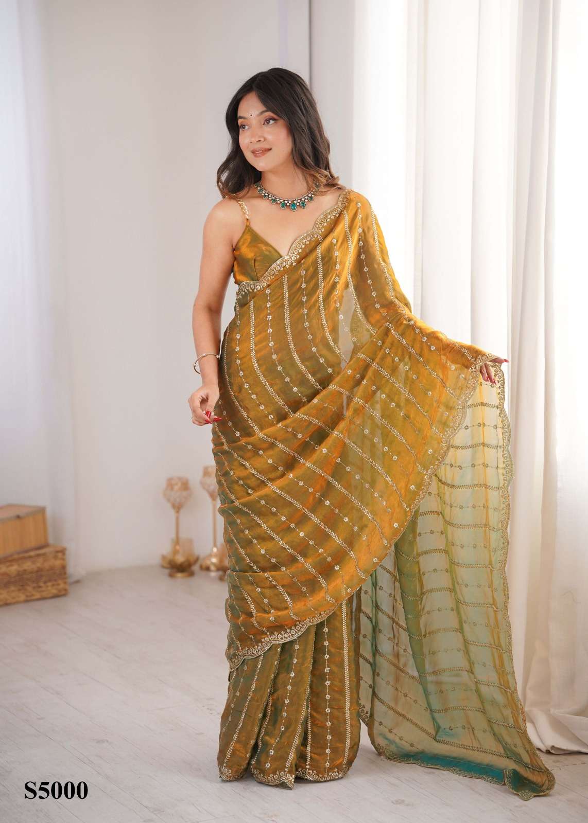 Mahotsav Nisha Fandy Satin Saree Collection