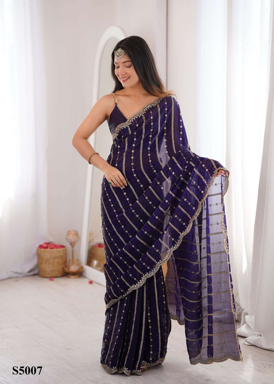 Mahotsav Nisha Fandy Satin Saree Collection