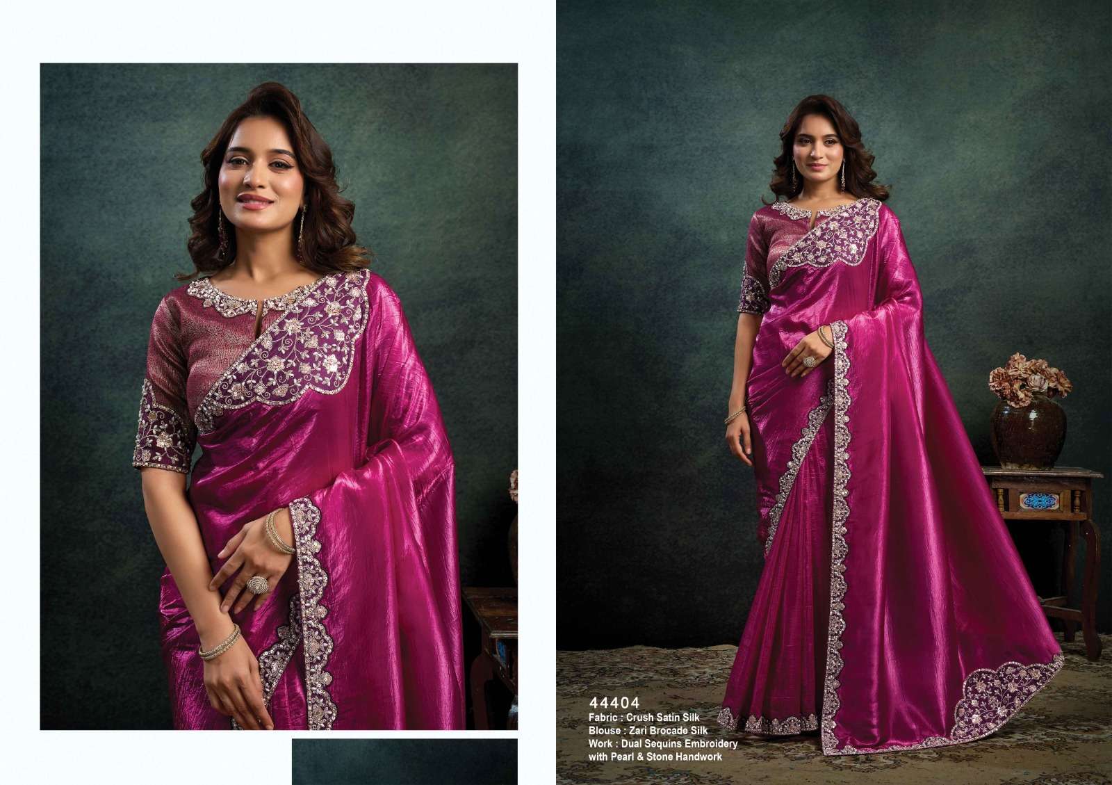 Mahotsav Norita 44400 Rasika Organza Silk Embroidery Saree