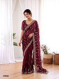 Mahotsav Pavika Silk Embroidery Saree Collection