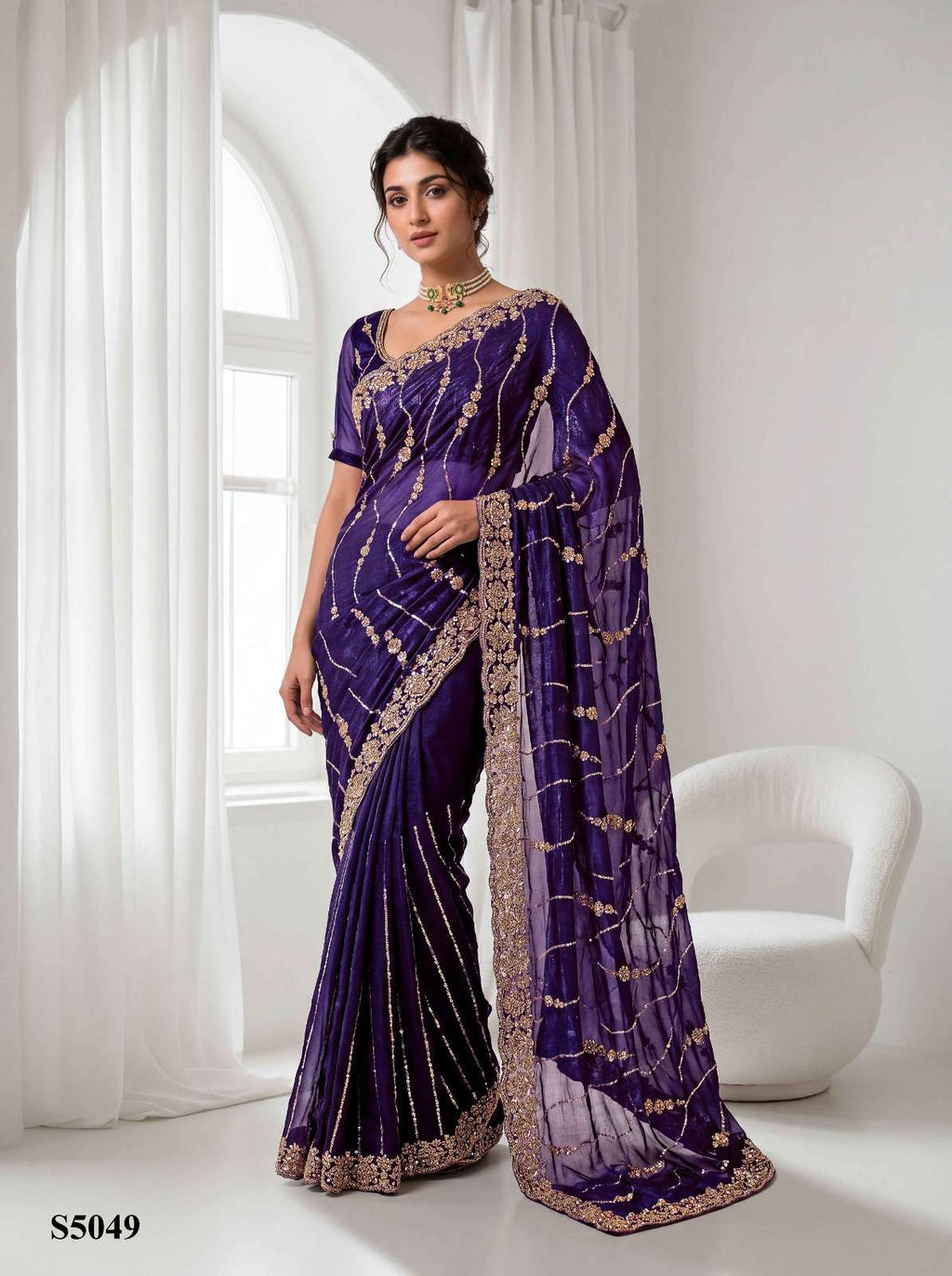 Mahotsav Pavika Silk Embroidery Saree Collection