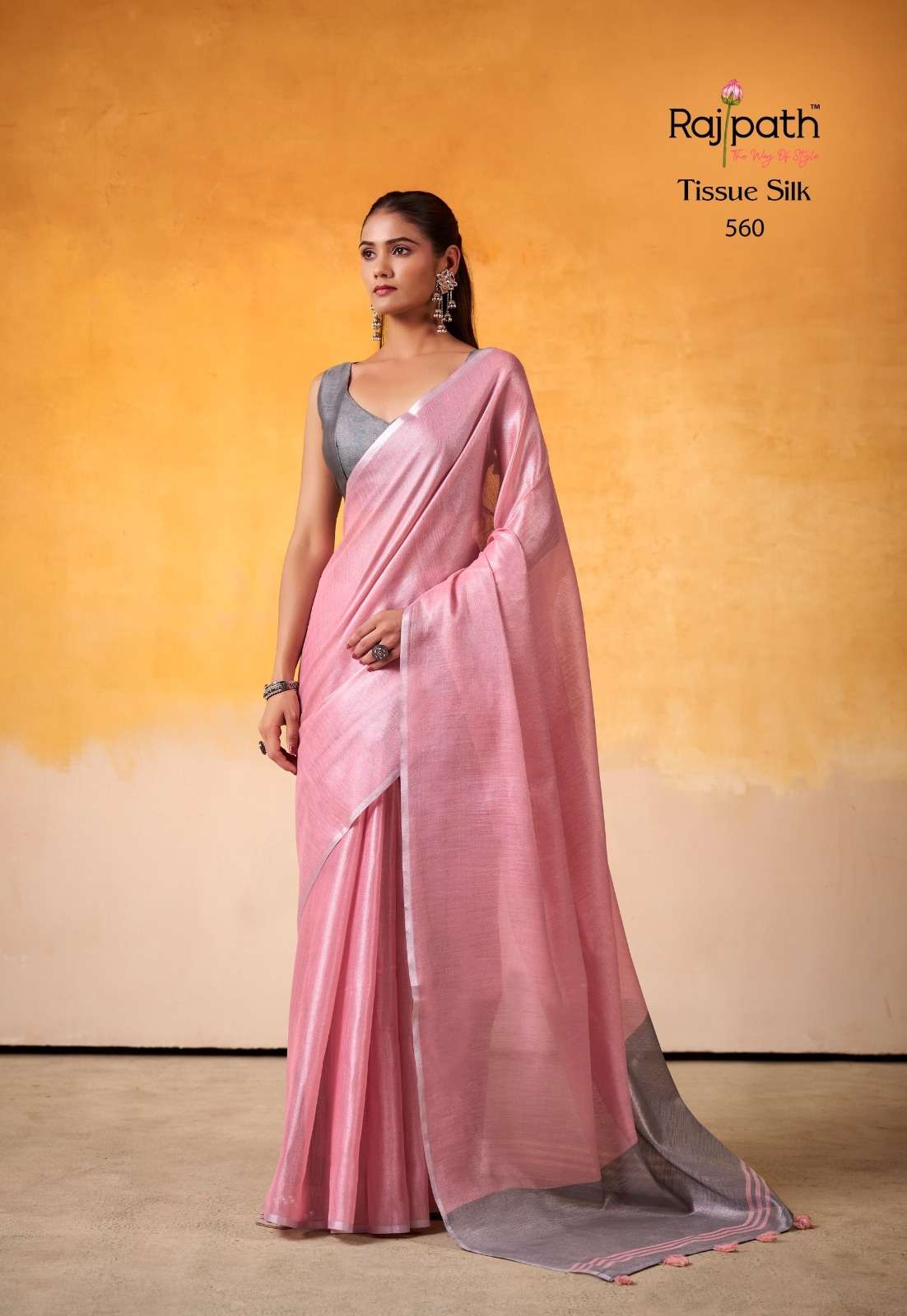Rajpath Anvika Light Edition Pure Tissue Silk Saree