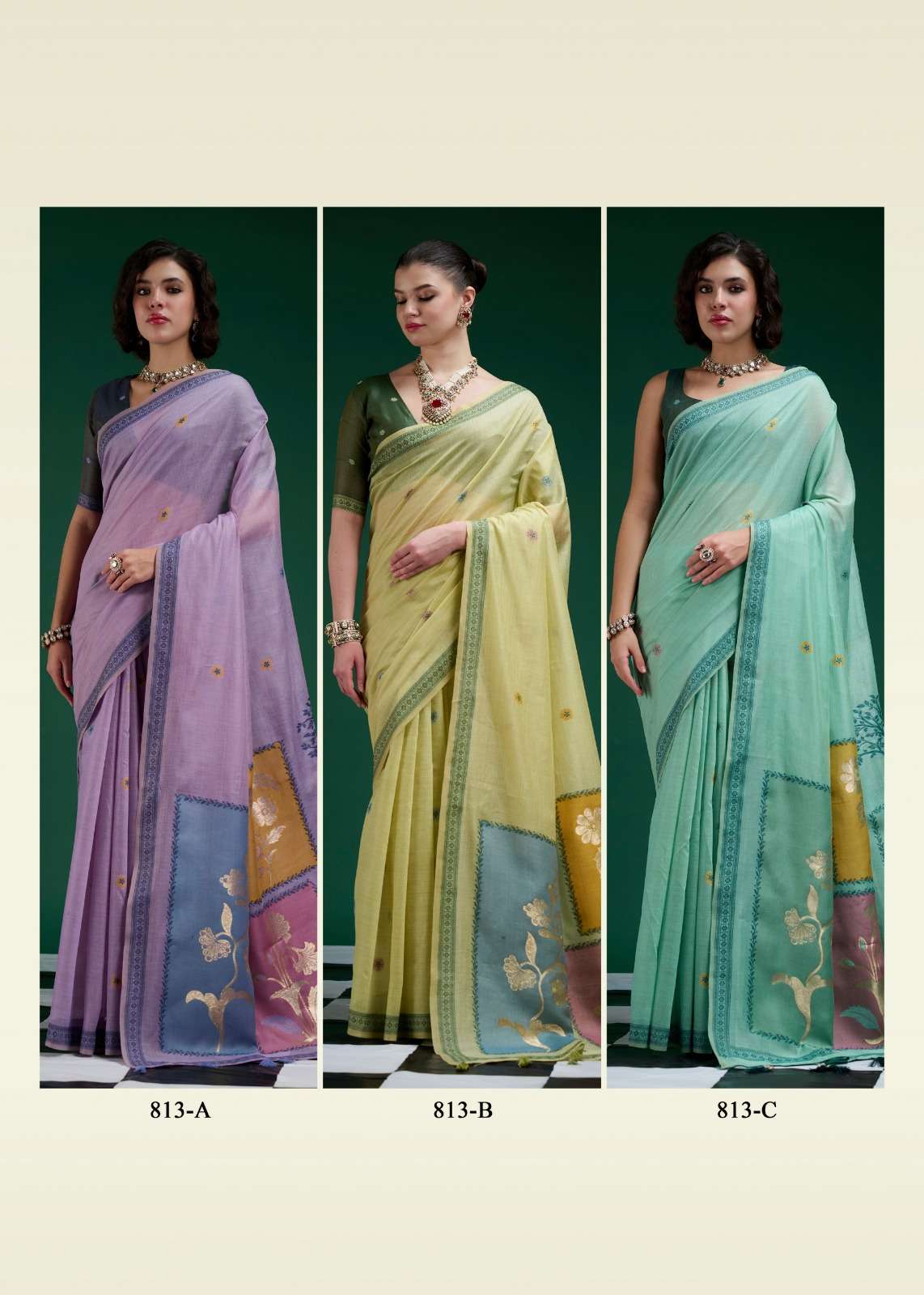 RAJPATH Jamdani Cotton Vol-02 Sarees