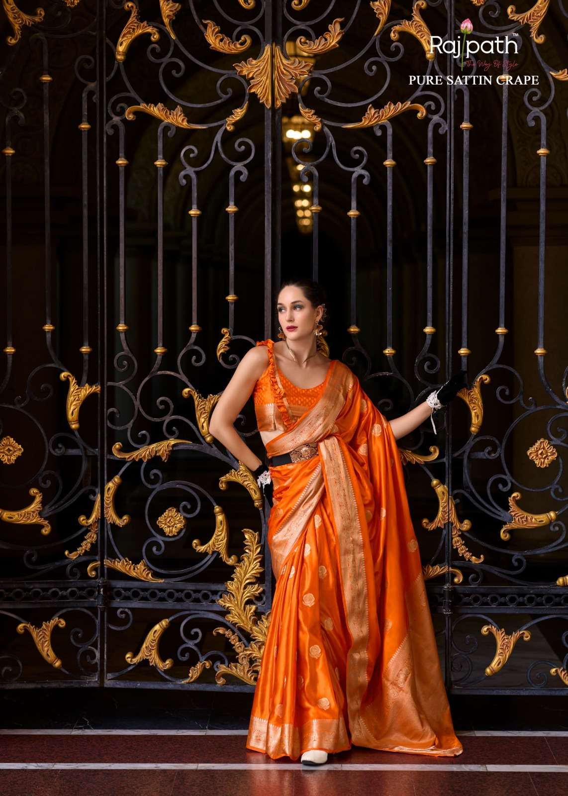 Rajpath Mungha Silk 71001 To 71008 Series Saree Collection