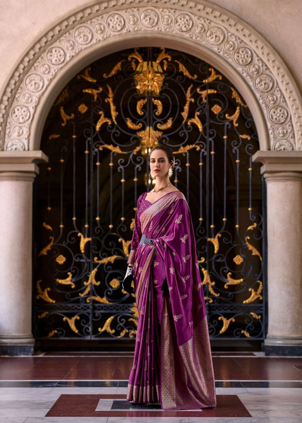 Rajpath Mungha Silk 71001 To 71008 Series Saree Collection