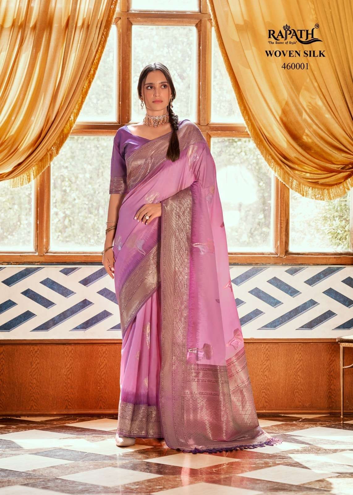 Rajpath Rose Berry Silk