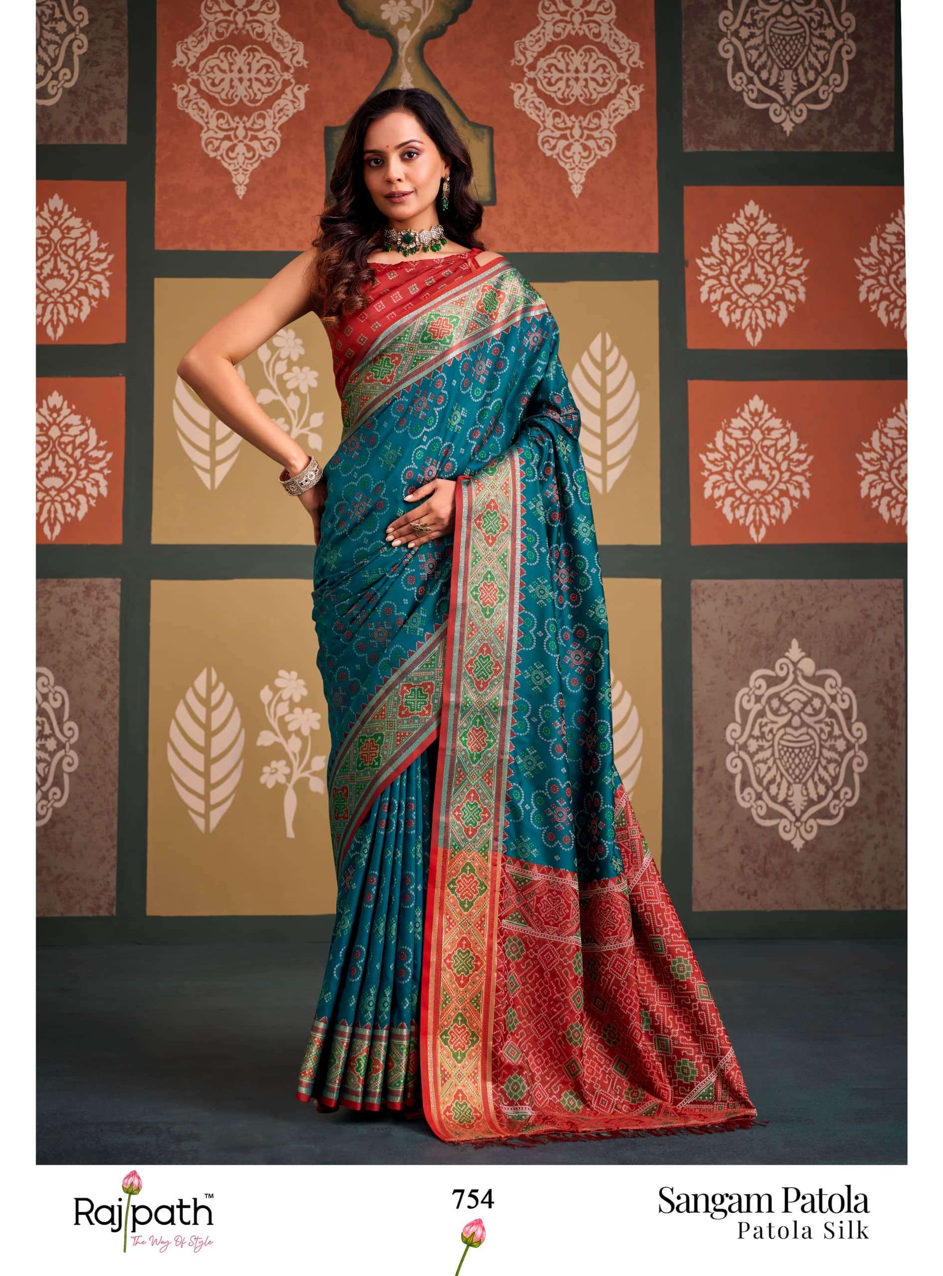 Rajpath Sangam Patola Patola Silk Saree