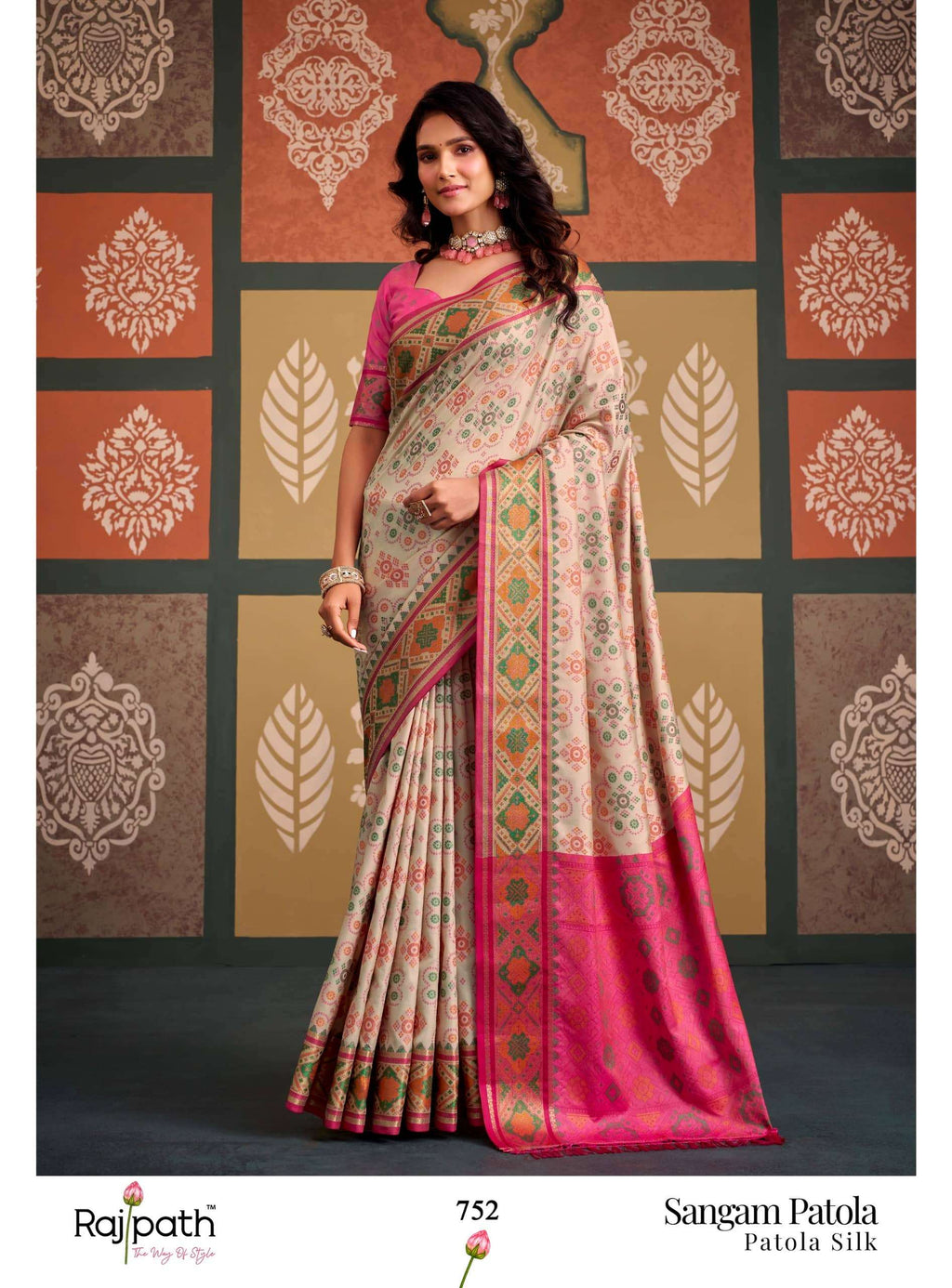 Rajpath Sangam Patola Patola Silk Saree