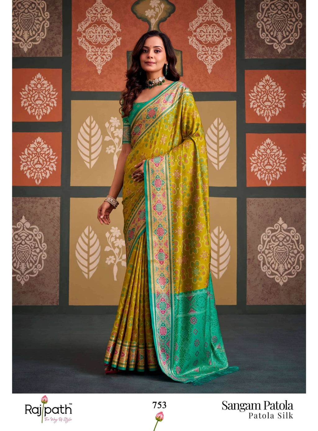 Rajpath Sangam Patola Patola Silk Saree