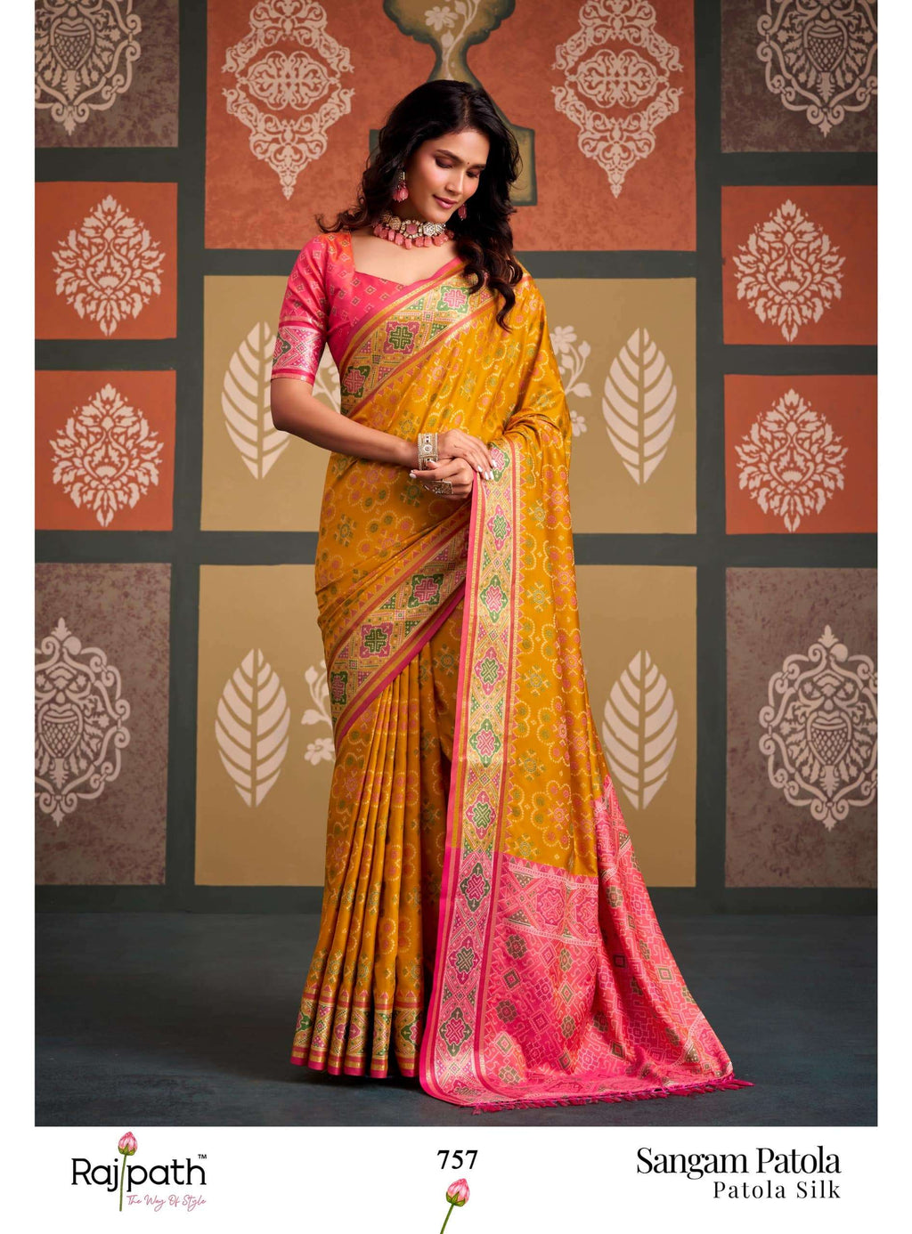 Rajpath Sangam Patola Patola Silk Saree