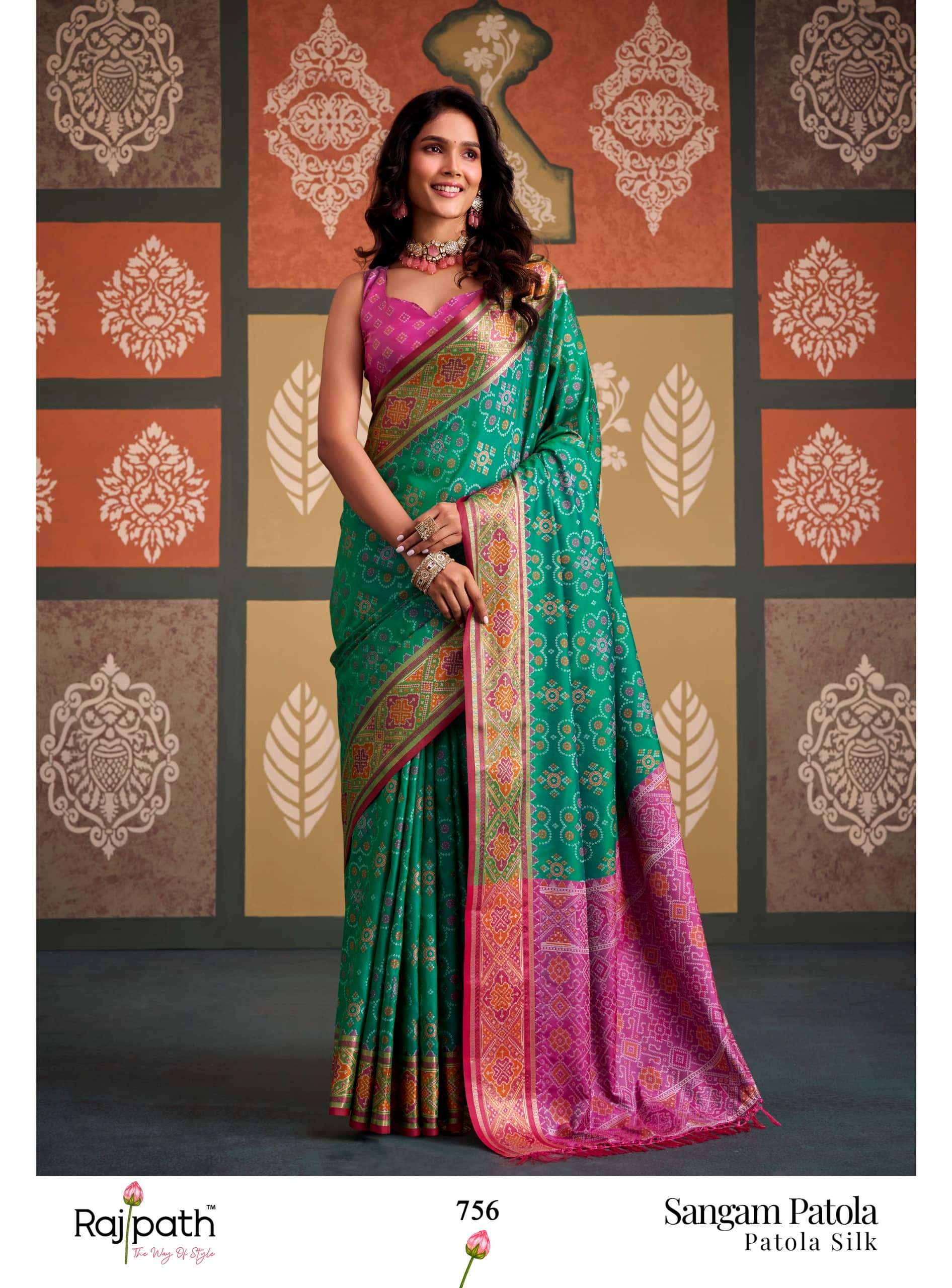 Rajpath Sangam Patola Patola Silk Saree