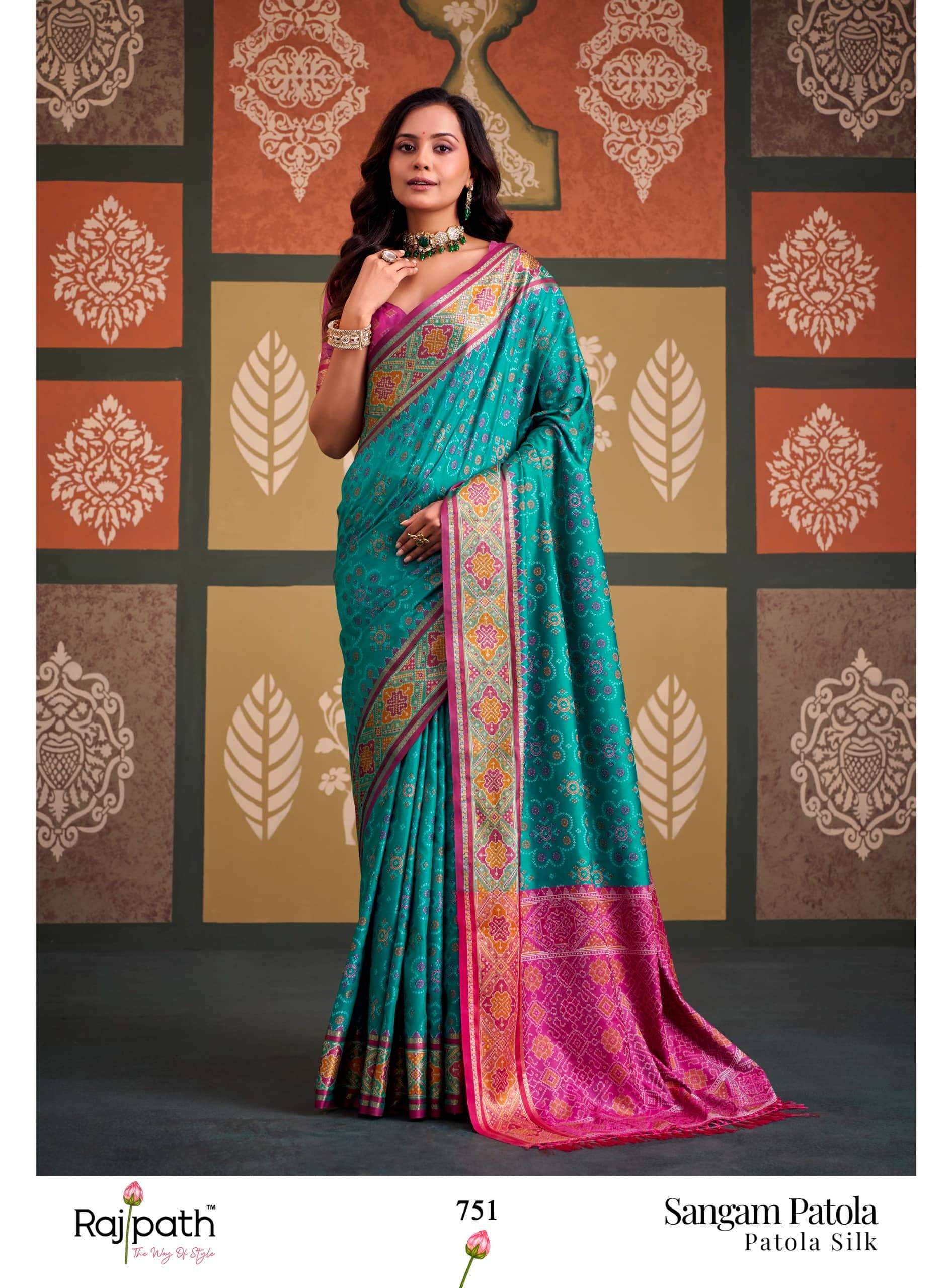 Rajpath Sangam Patola Patola Silk Saree