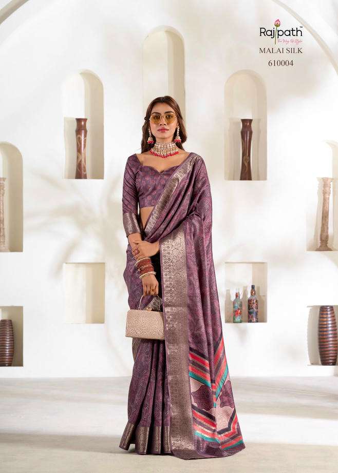 Rajpath Violet Silk 610001 To 610006